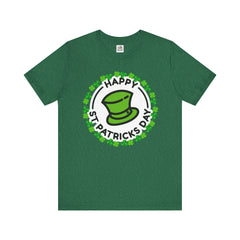 Happy St. Patrick's Day Unisex Tee - Leprechaun Hat