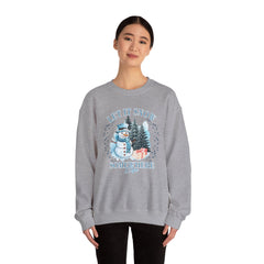 Let It Snow Somewhere Else - Winter  - Sweatshirt - Blue Design