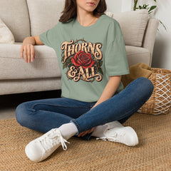 Thorns & All Rose Graphic T-Shirt - Love - Valentine
