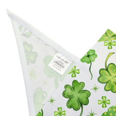 St. Patrick's Day Pet Bandana - Clover Print on White