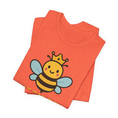 Queen Bee Fizzin' Unisex T-Shirt - Cute Bee Graphic Tee for Bee Lovers