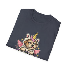 "If I Were a Unicorn I Would Stab You With My Horn" Funny Graphic Tee