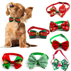 Holiday Pet Bow Collar