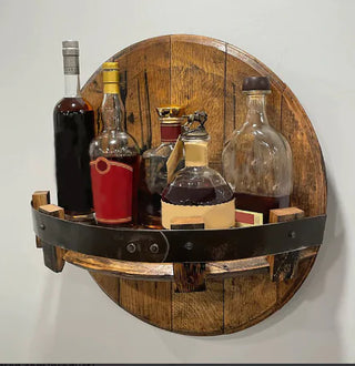 Barrel Wall-Mounted Shelf